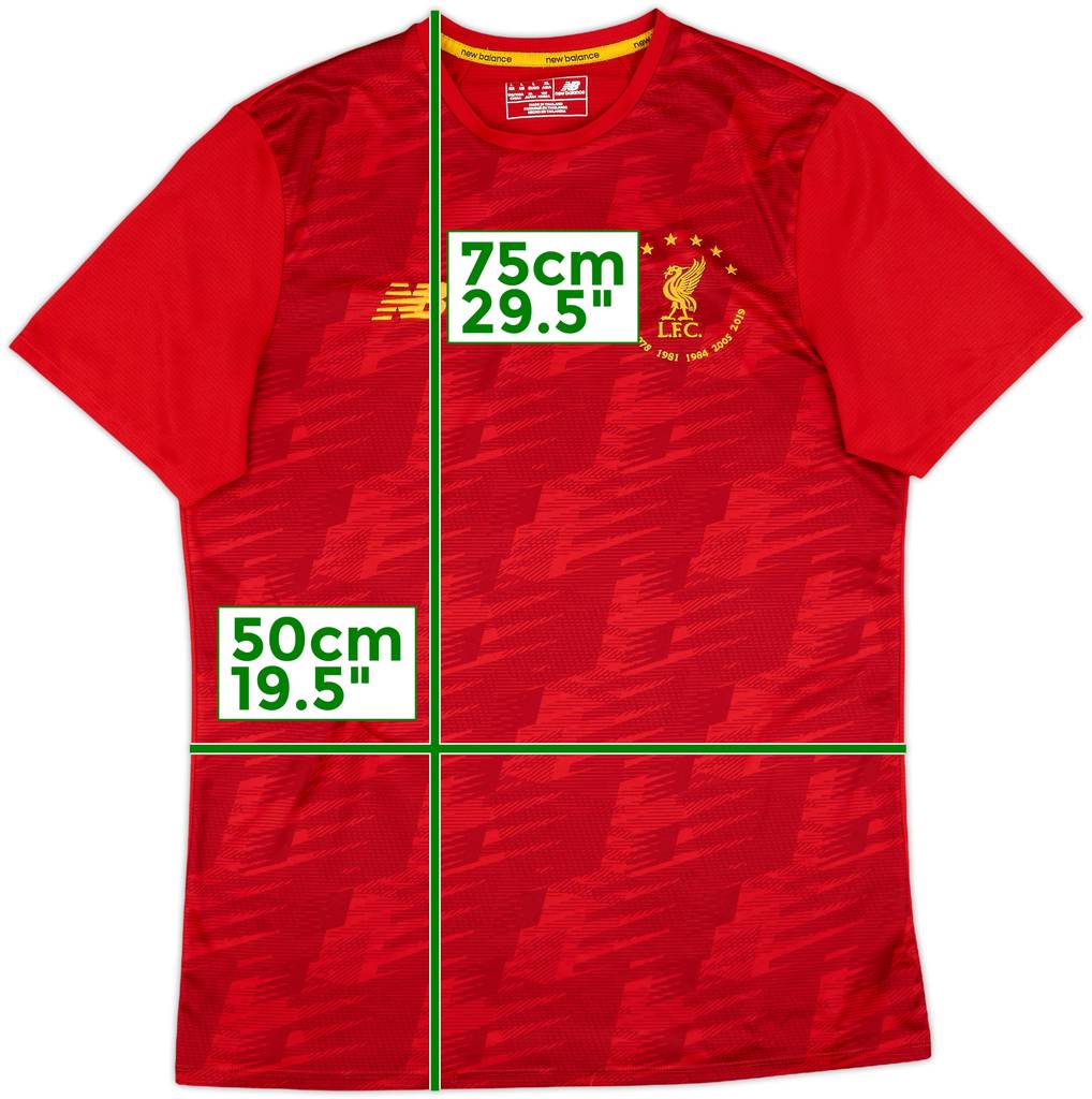 2019-20 Liverpool New Balance Training Shrit - 9/10 - (L)