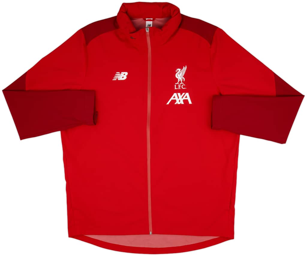 2017-18 Liverpool New Balance Hooded Rain Jacket - 10/10 - (XXL)
