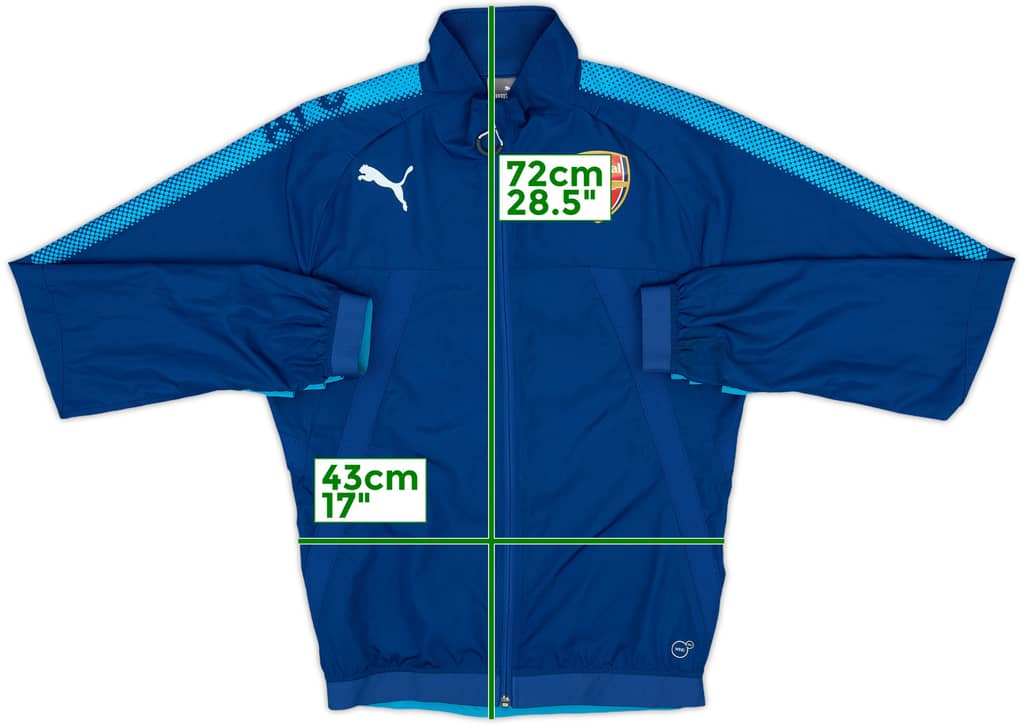 2017-18 Arsenal Puma Track Jacket - 9/10 - (S)