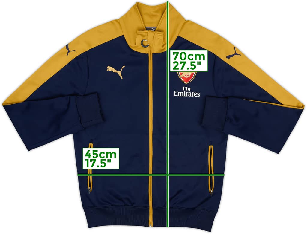 2015-16 Arsenal Puma Track Jacket - 9/10 - (S)