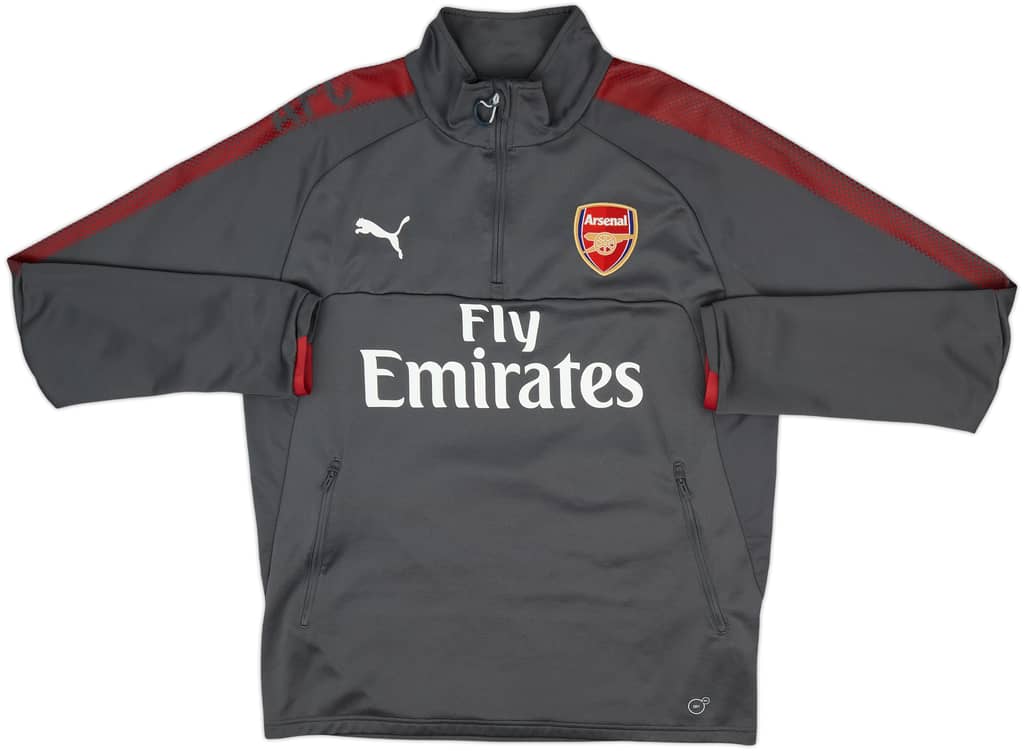 2017-18 Arsenal Puma 1/4 Zip Drill Top - 10/10 - (L)