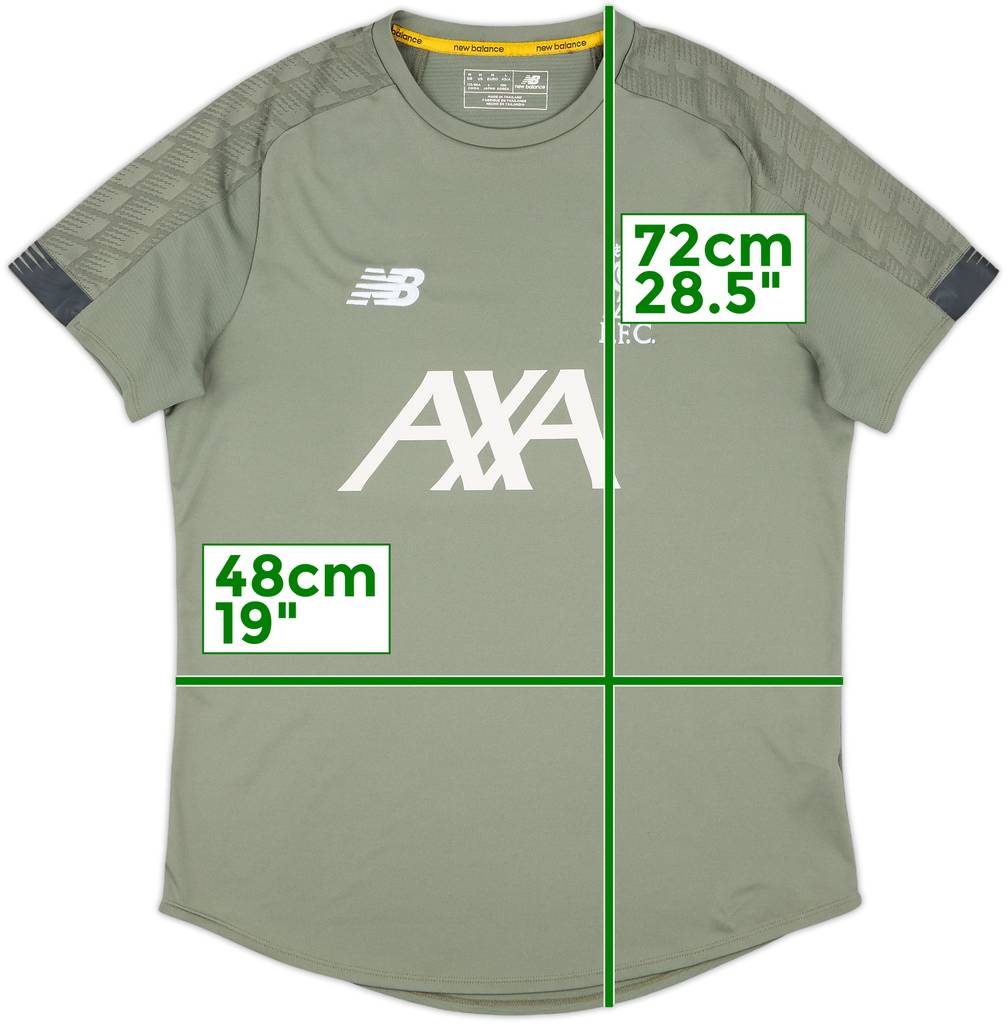 2019-20 Liverpool New Balance Training Shirt - 8/10 - (M)