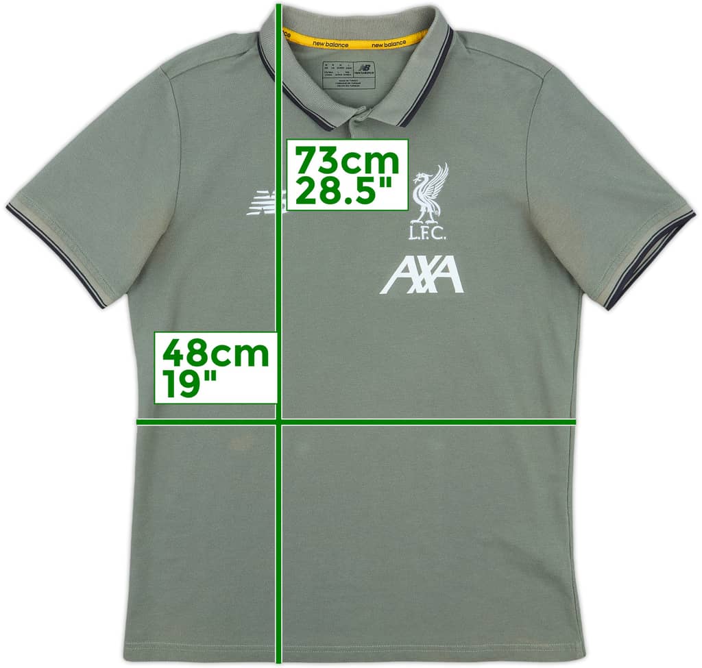 2019-20 Liverpool New Balance Polo Shirt - 5/10 - (M)