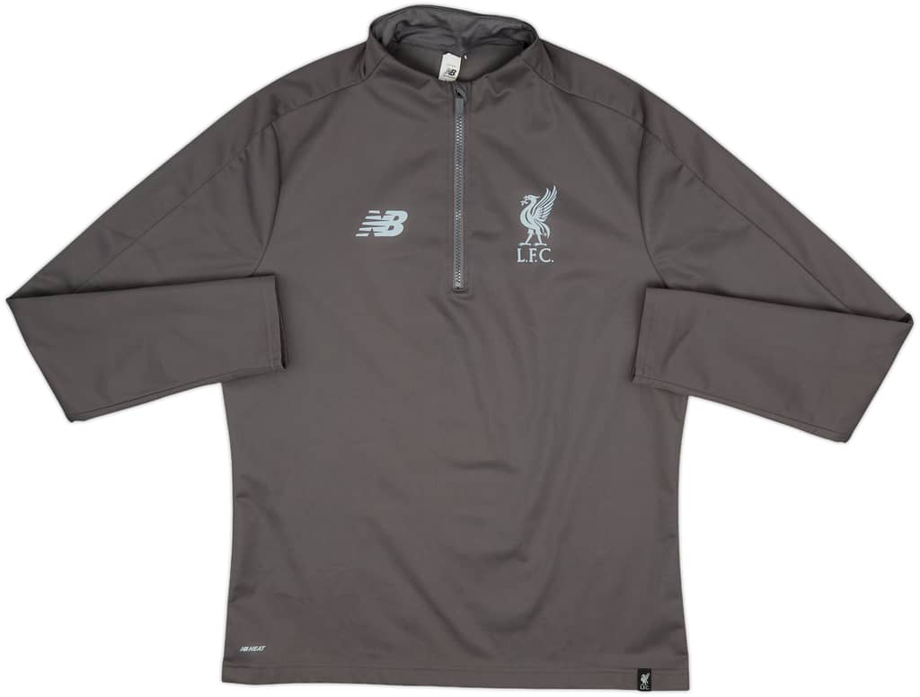 2019-20 Liverpool New Balance 1/4 Zip Track Jacket - 10/10 - (M)
