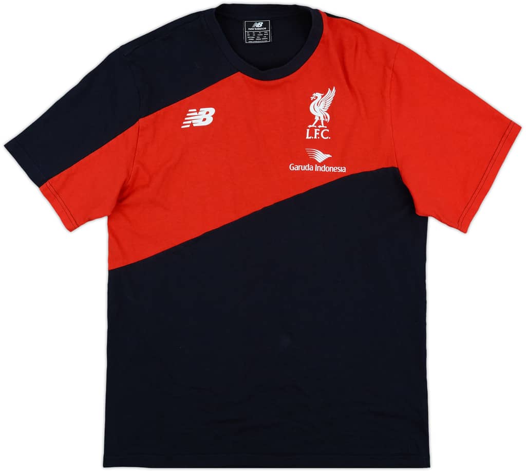 2015-16 Liverpool New Balance Cotton Tee - 7/10 - (XL)