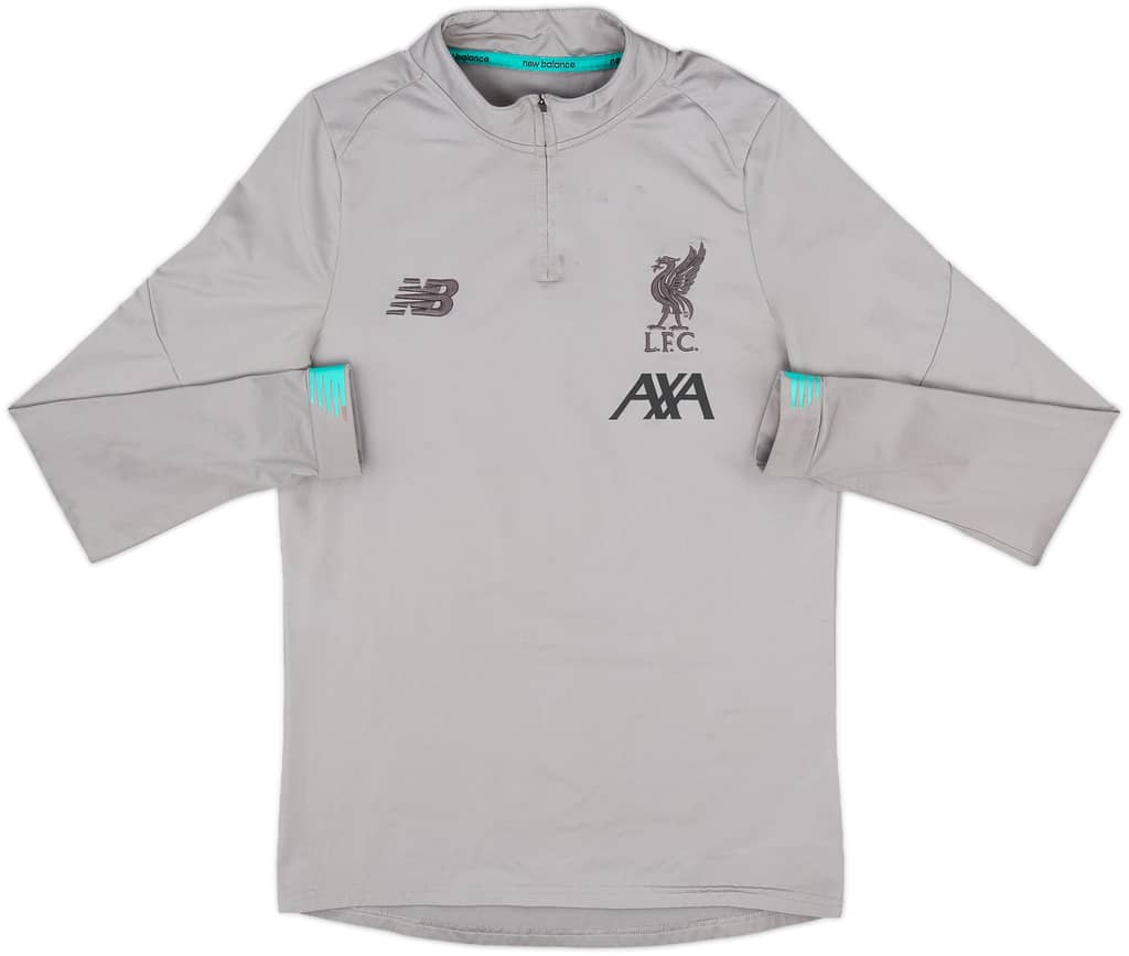 2019-20 Liverpool New Balance 1/4 Zip Track Jacket - 8/10 - (XL.Boys)