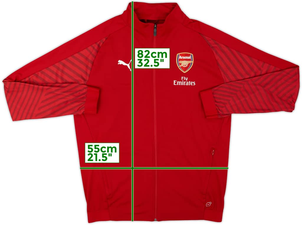 2017-18 Arsenal Puma Track Jacket - 9/10 - (XL)