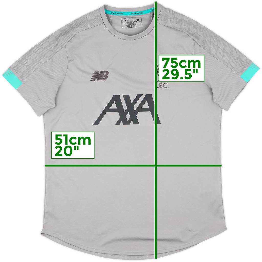 2019-20 Liverpool New Balance Training Shirt - 9/10 - (L)