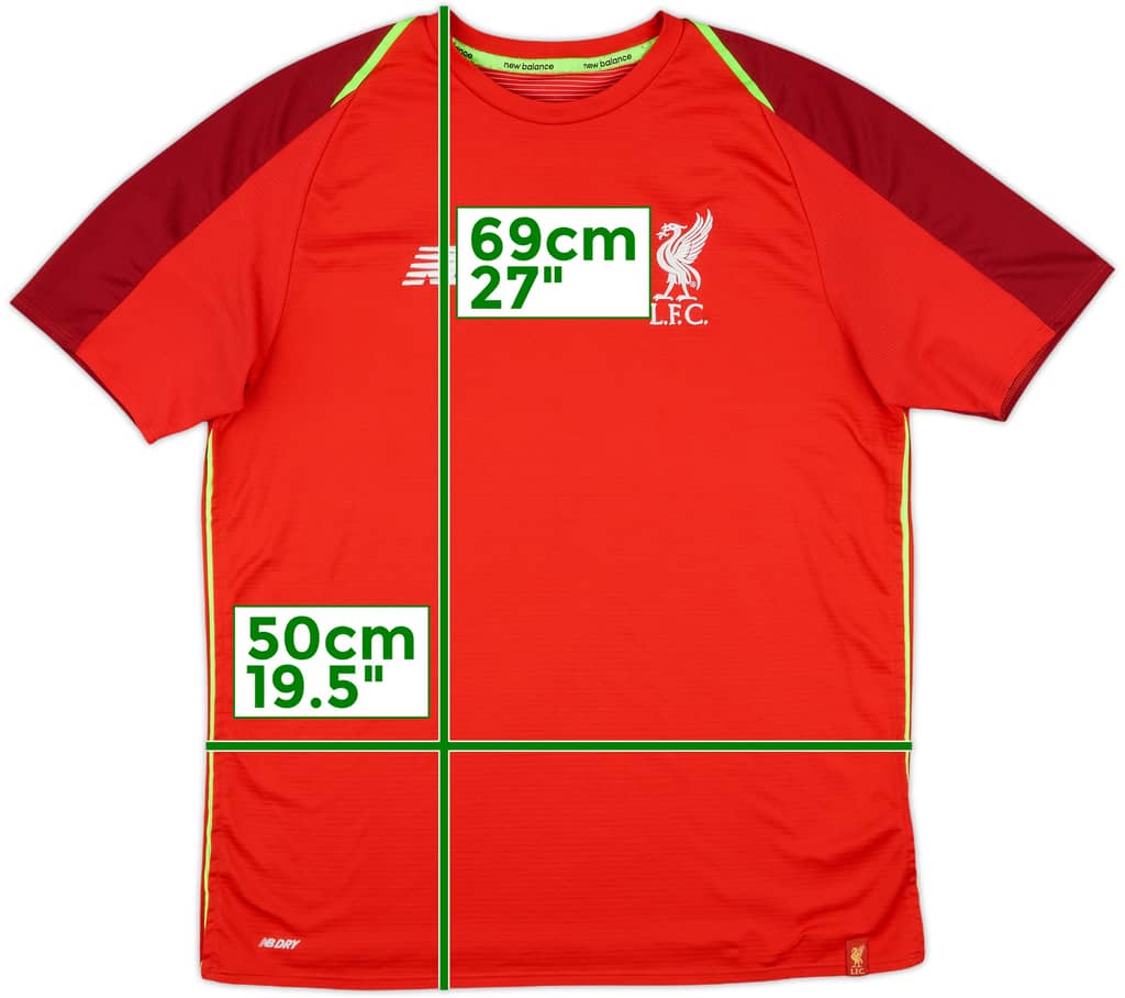 2018-19 Liverpool New Balance Training Shirt - 9/10 - (S)
