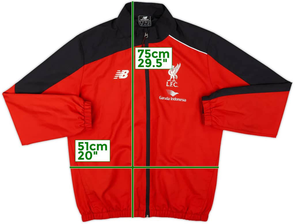 2015-16 Liverpool New Balance Track Jacket - 7/10 - (M)