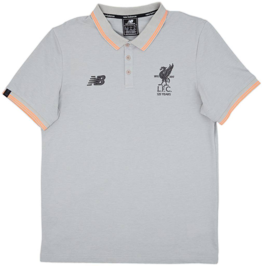 2017-18 Liverpool New Balance Polo Shirt - 9/10 - (L)
