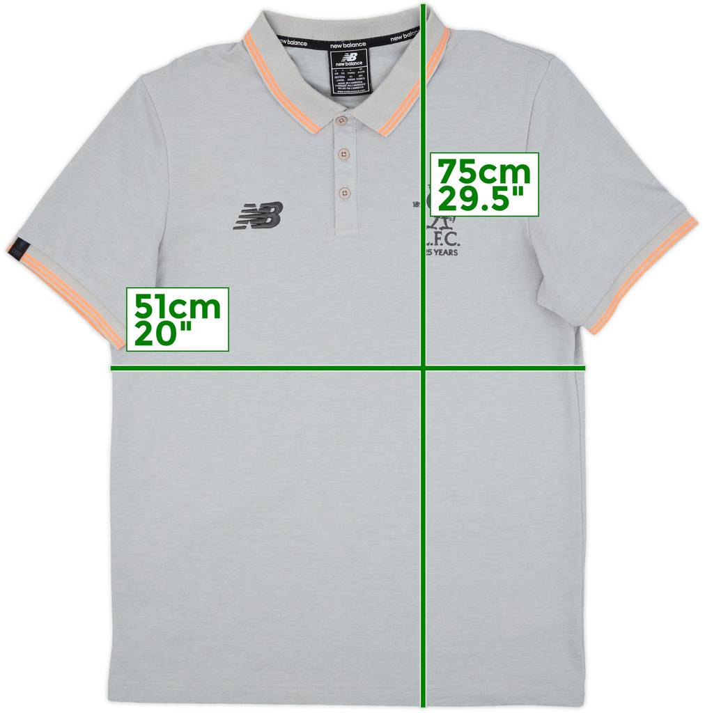 2017-18 Liverpool New Balance Polo Shirt - 9/10 - (L)