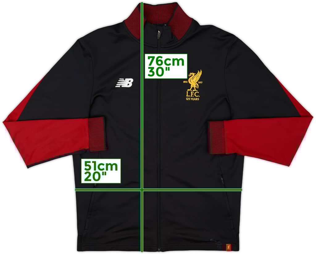 2017-18 Liverpool New Balance Track Jacket - 7/10 - (L)
