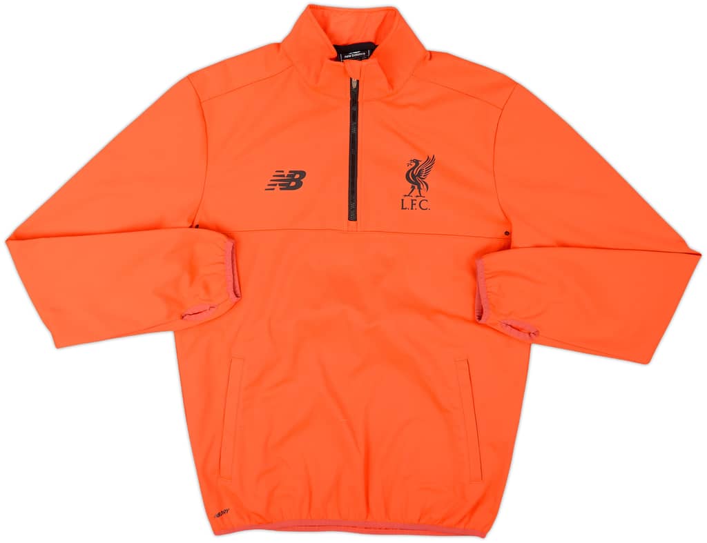 2016-17 Liverpool New Balance 1/4 Zip Drill Top - 9/10 - (S)
