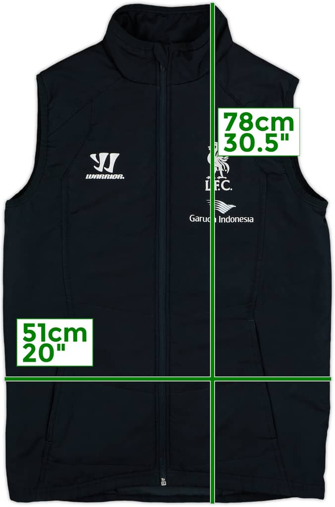 2014-15 Liverpool Warrior Padded Gilet - 6/10 - (S)