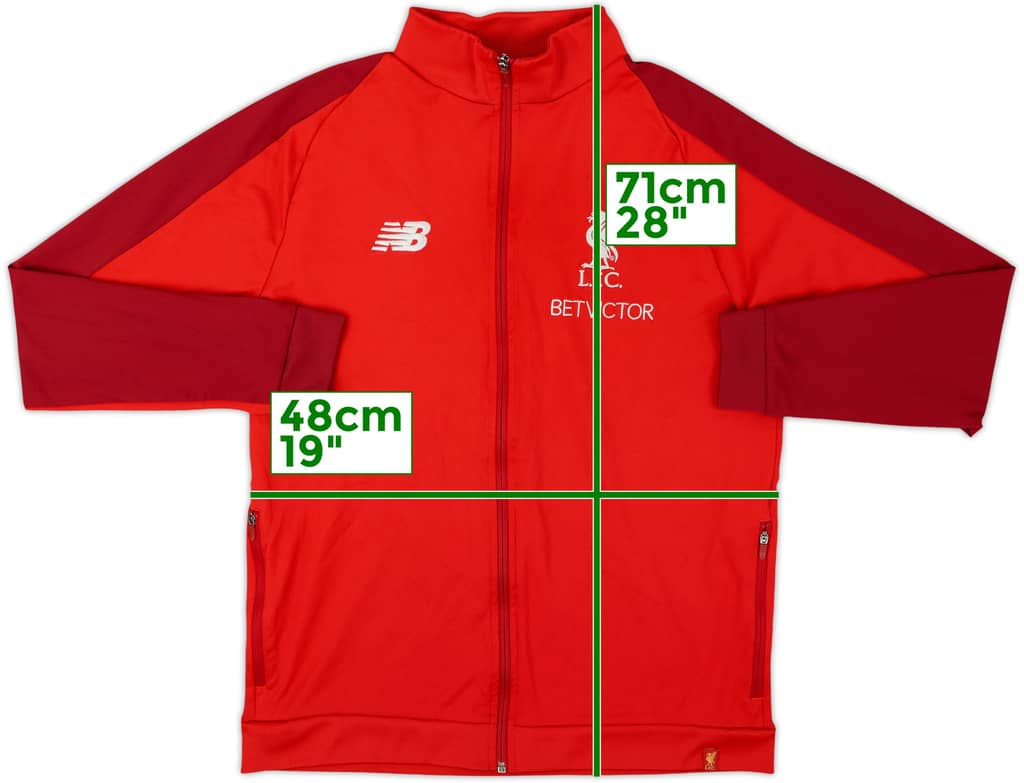 2018-19 Liverpool New Balance Track Jacket - 9/10 - (L)