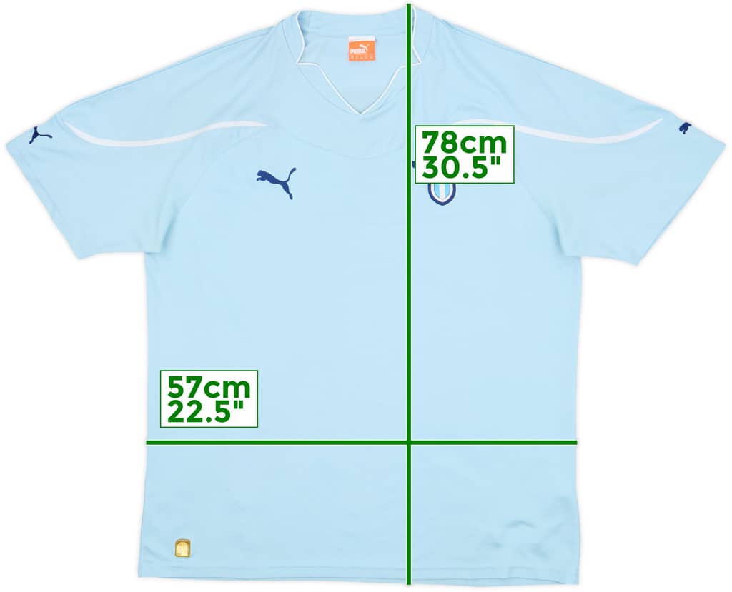 2010-11 Lazio Home Shirt - 7/10 - (XL)