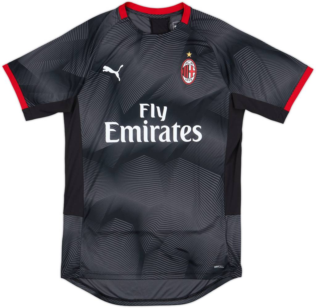 2018-19 AC Milan Puma Training Shirt - 8/10 - (L)