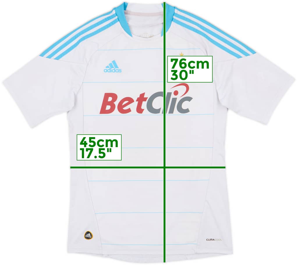 2010-11 Olympique Marseille Home Shirt - 5/10 - (S)