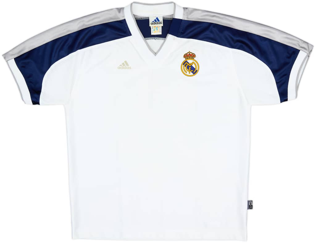 2000-01 Real Madrid Basketball adidas Training Shirt - 7/10 - (M)