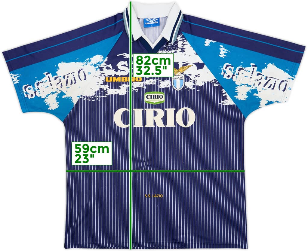 1996-98 Lazio Away Shirt - 5/10 - (XL)
