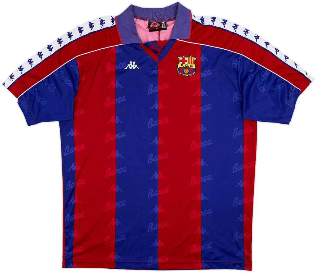 1995-97 Barcelona Home Shirt - 9/10 - (XL)