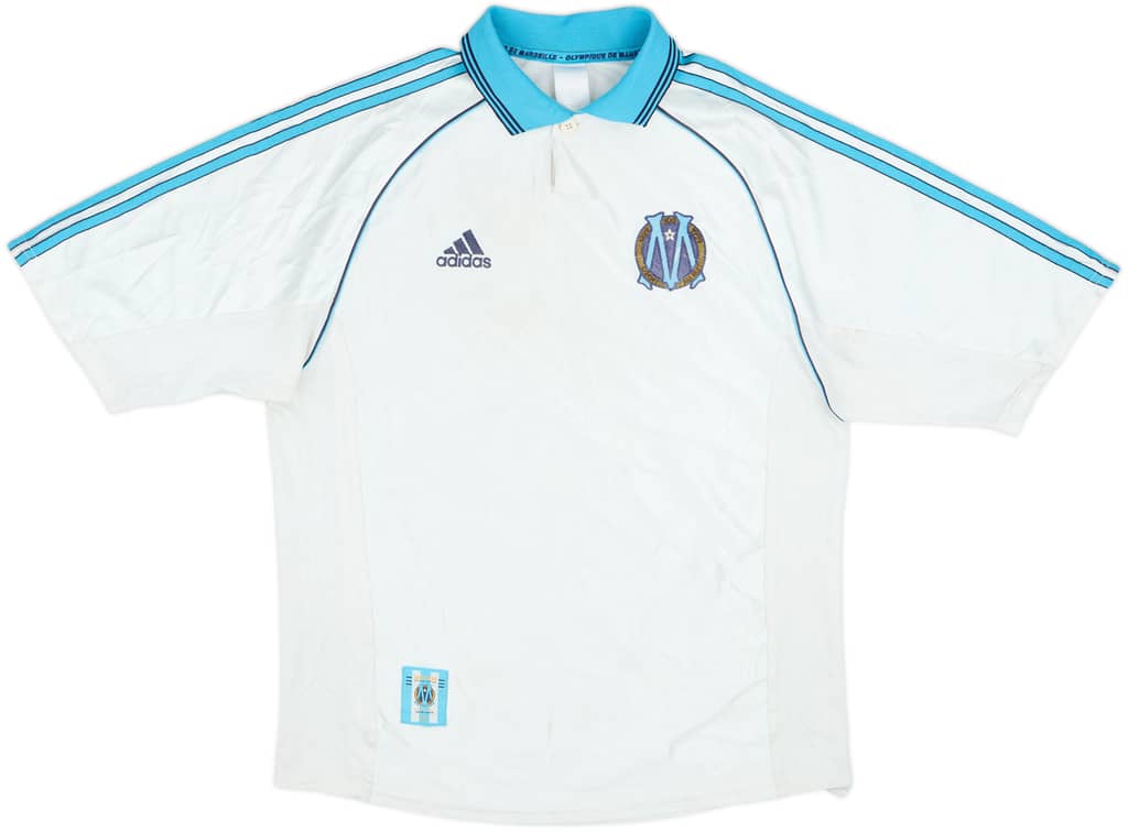 1998-99 Olympique Marseille Home Shirt - 4/10 - (L)