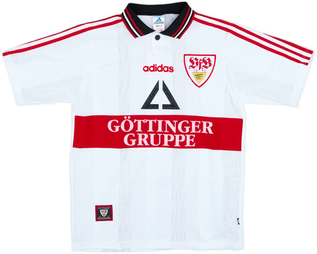 1997-98 Stuttgart Home Shirt - 7/10 - (XL.Boys)