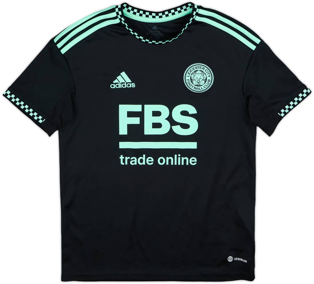 2022-23 Leicester City Away Shirt - 9/10 - (L.Boys)