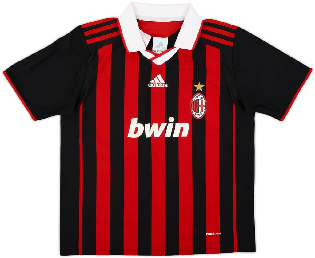 2009-10 AC Milan Home Shirt - 7/10 - (S.Boys)
