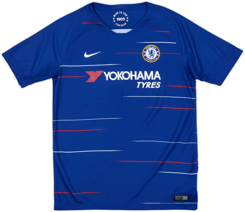2018-19 Chelsea Home Shirt - 9/10 - (Women's XL)