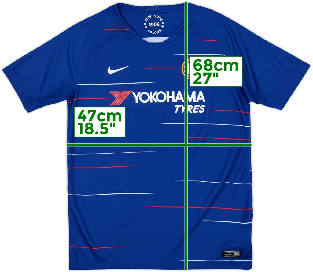 2018-19 Chelsea Home Shirt - 9/10 - (Women's XL)