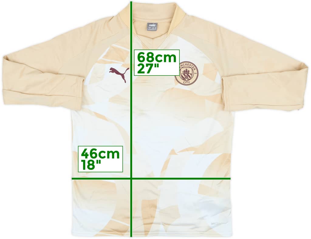 2023--24 Manchester City Puma Sweat Top - 7/10 - (L.Boys)