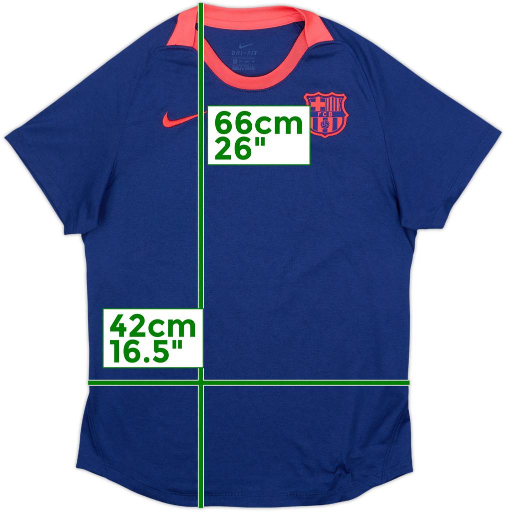 2021-22 Barcelona Nike Training Shirt - 8/10 - (XS)