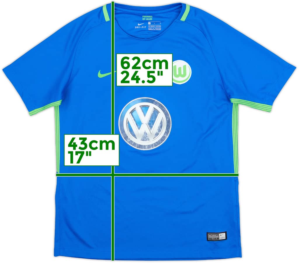 2017-18 Wolfsburg Away Shirt - 6/10 - (L.Boys)