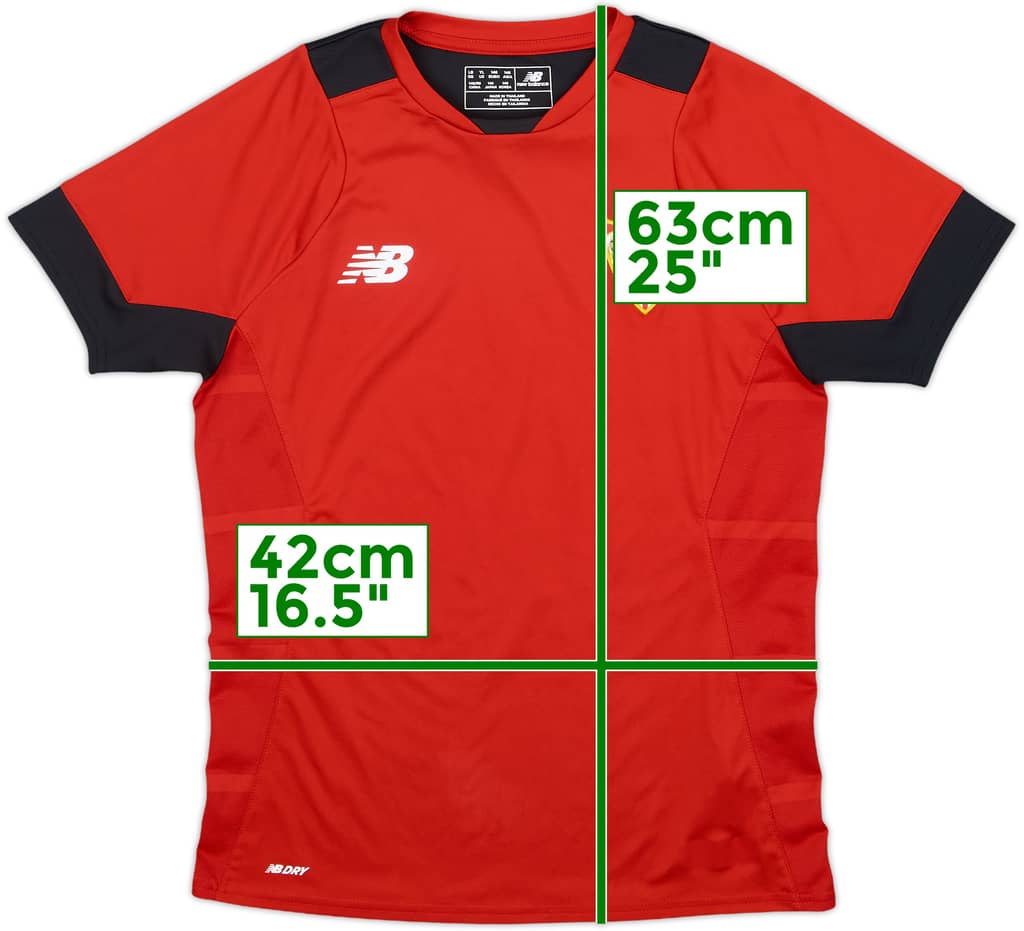 2017-18 Sevilla New Balance Training Shirt - 6/10 - (L.Boys)