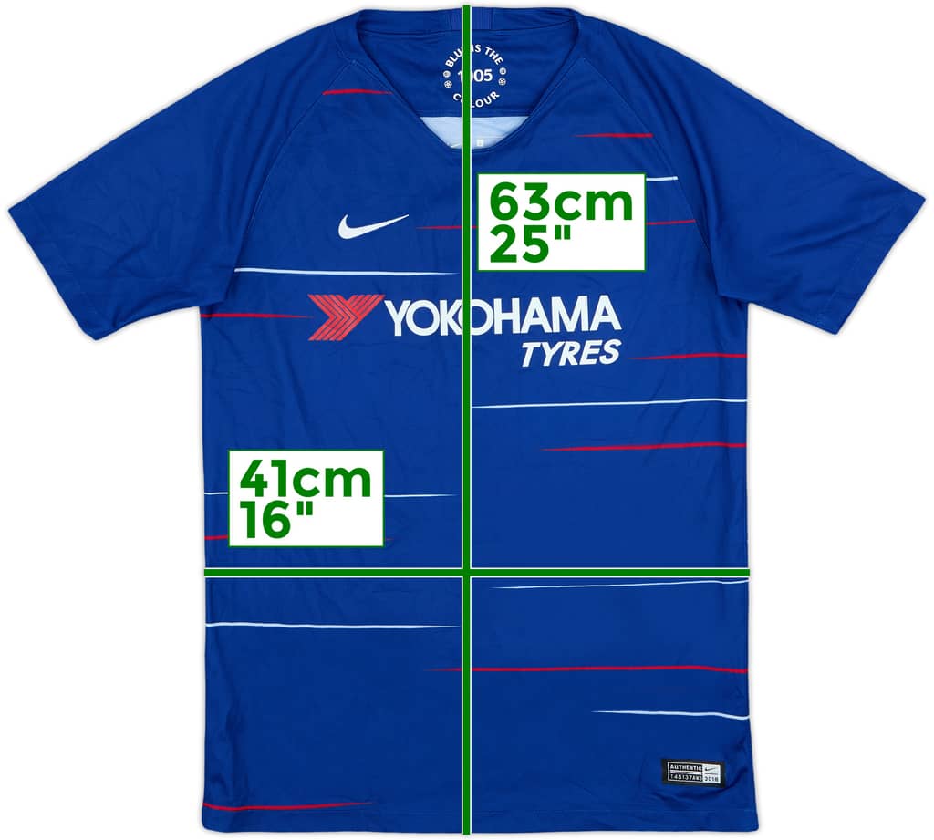 2018-19 Chelsea Home Shirt - 9/10 - (L.Boys)