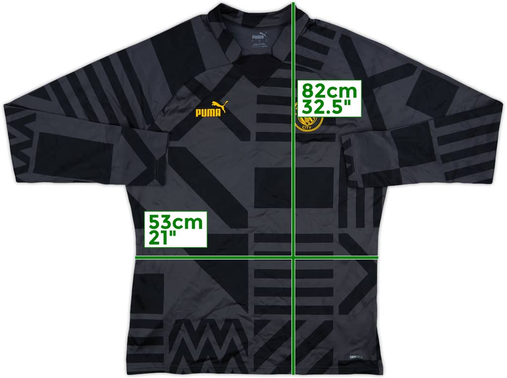 2023-24 Manchester City Puma Training Top - 8/10 - (L)