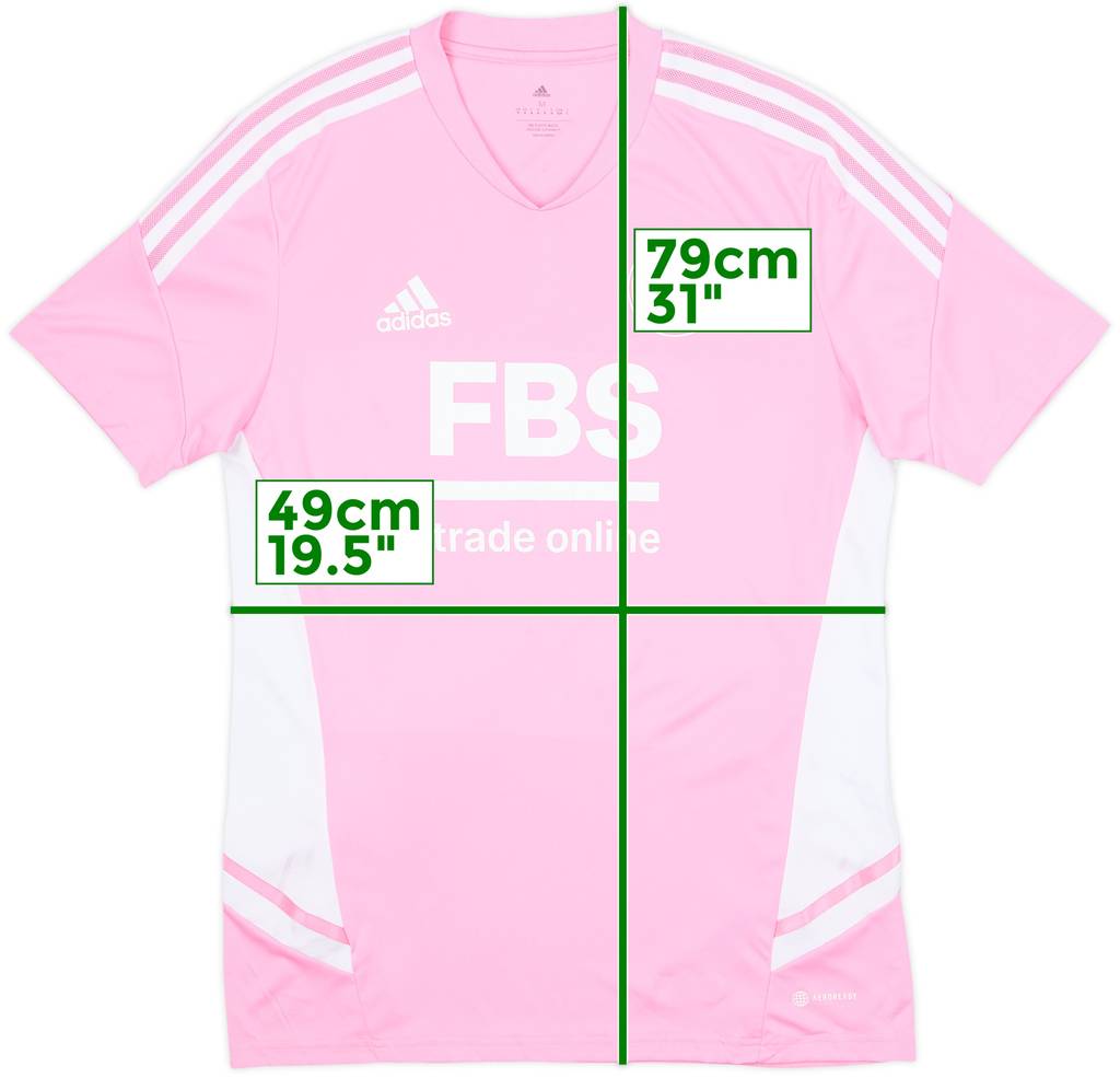 2022-23 Leicester adidas Training Shirt - 7/10 - (M)