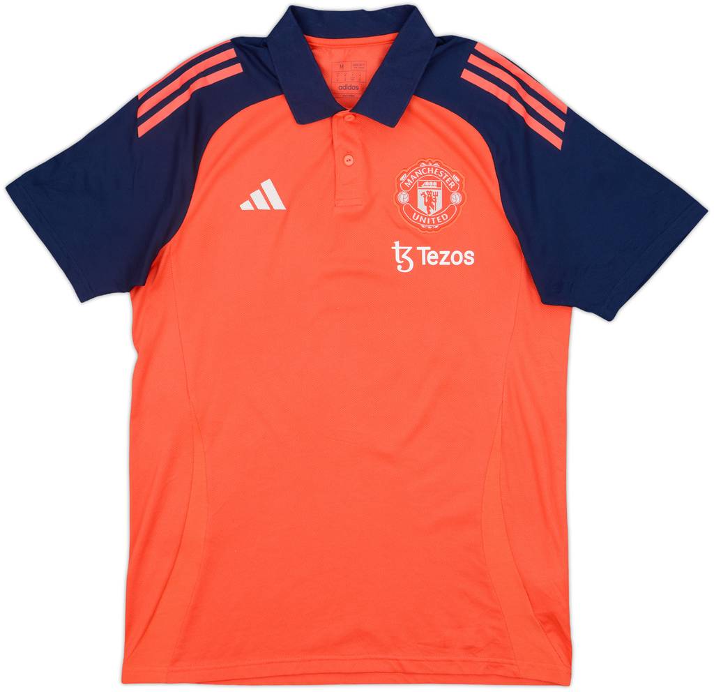 2024-25 Manchester United adidas Polo Shirt - 9/10 - (M)