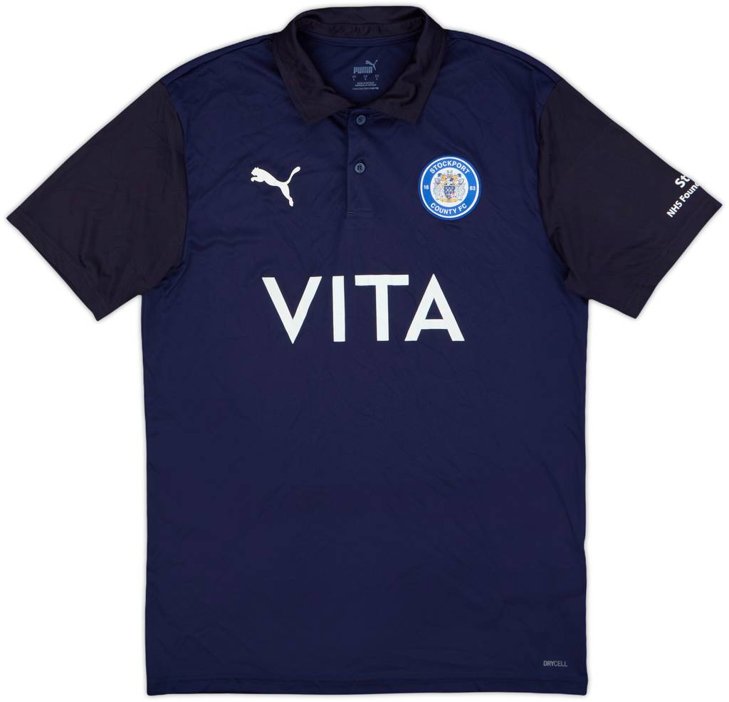 2020-21 Stockport County Puma Polo Shirt - 10/10 - (L)