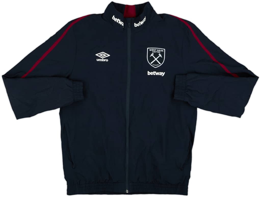 2018-19 West Ham Umbro Track Jacket - 8/10 - (L)