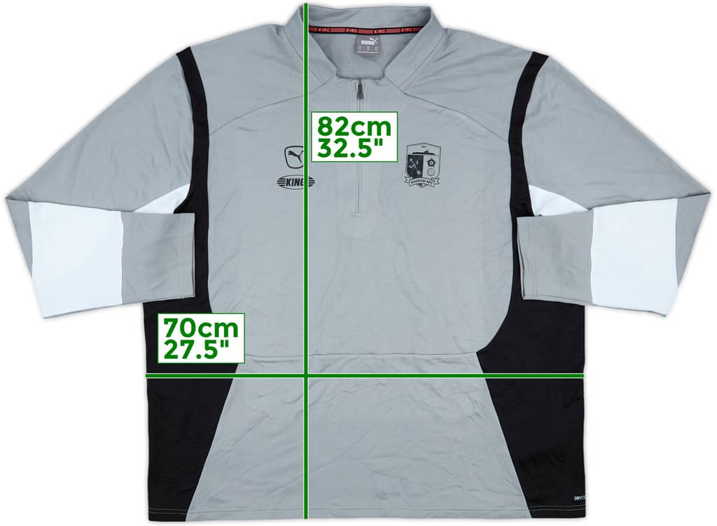 2023-24 Barrow Puma 1/4 Zip Training Top - 8/10 - (3XL)
