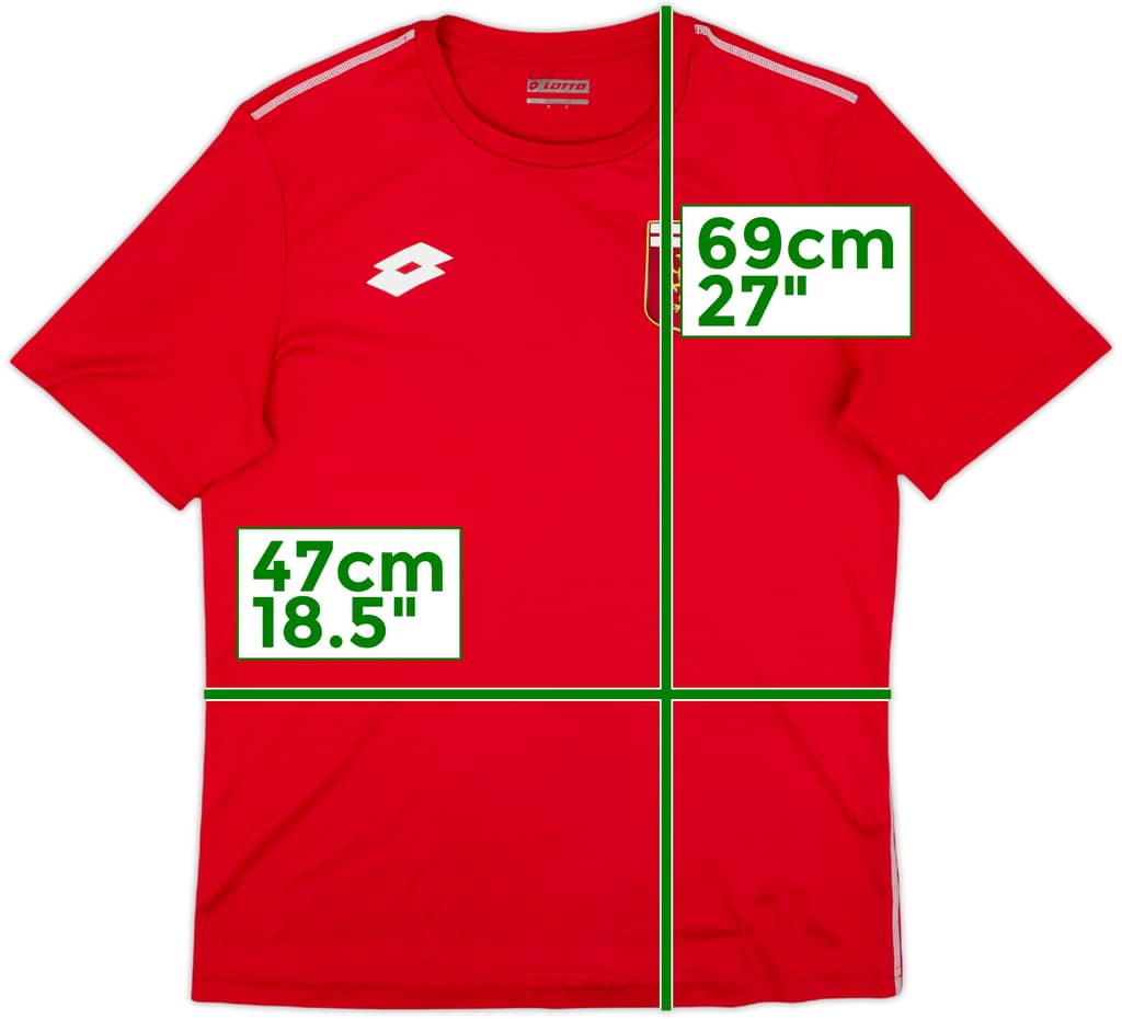 2017-18 Genoa Lotto Training Shirt - 8/10 - (M)