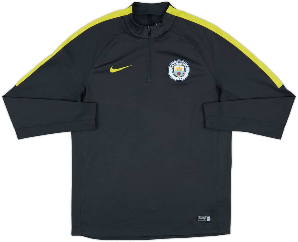 2016-17 Manchester City Nike 1/4 Zip Training Top - 8/10 - (L)