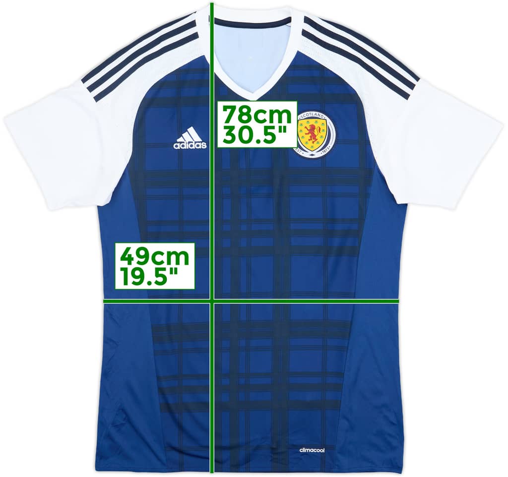 2016-17 Scotland Home Shirt - 7/10 - (M)