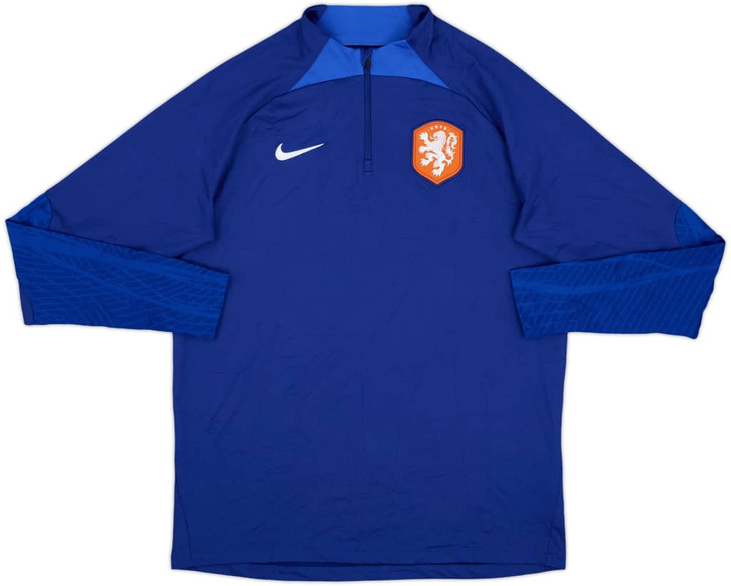2022-23 Netherlands Nike 1/4 Zip Drill Top - 10/10 - (L)