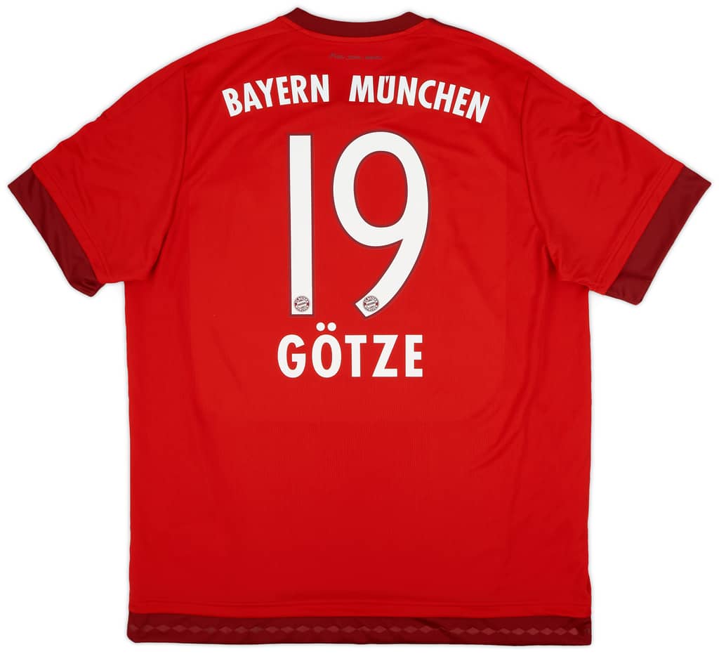 2015-16 Bayern Munich Home Shirt Gotze #19 - 10/10 - (XL)