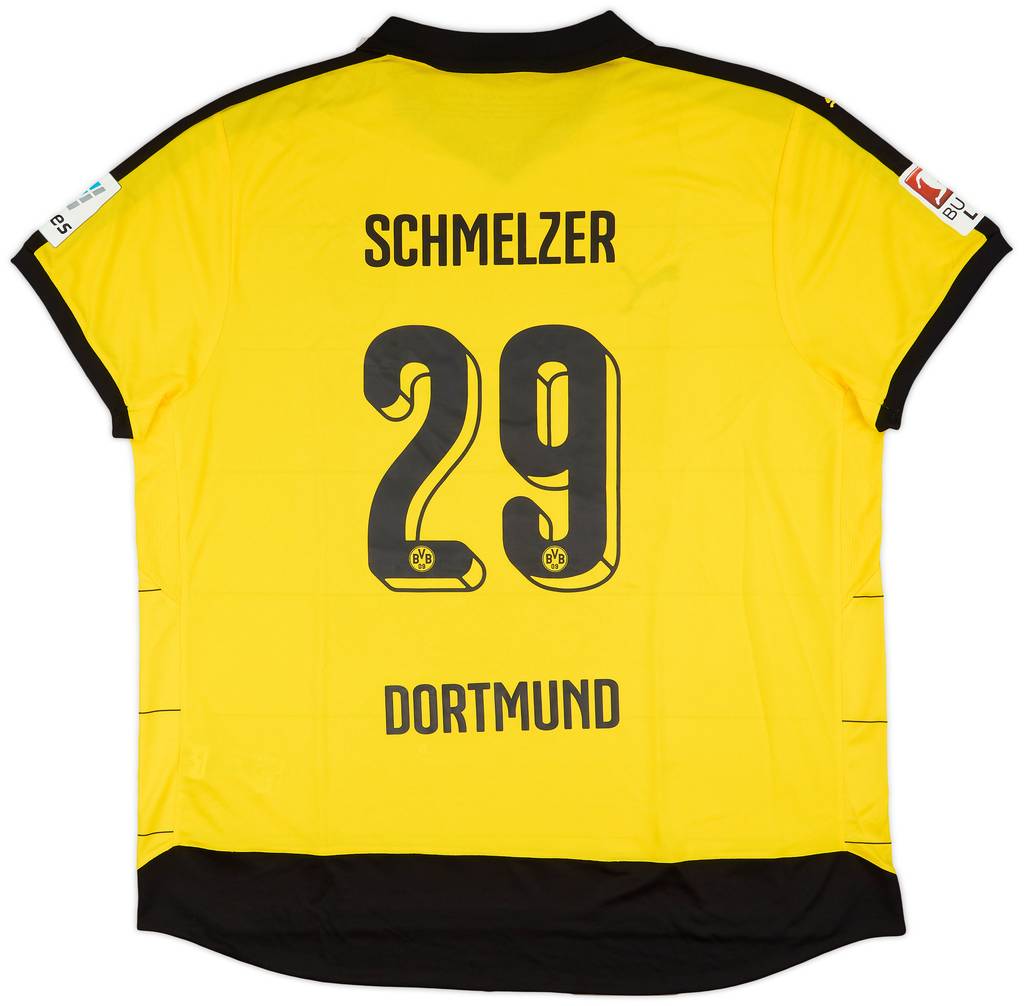 2015-16 Borussia Dortmund 'Signed' Home Shirt Schmelzer #29 (4XL)