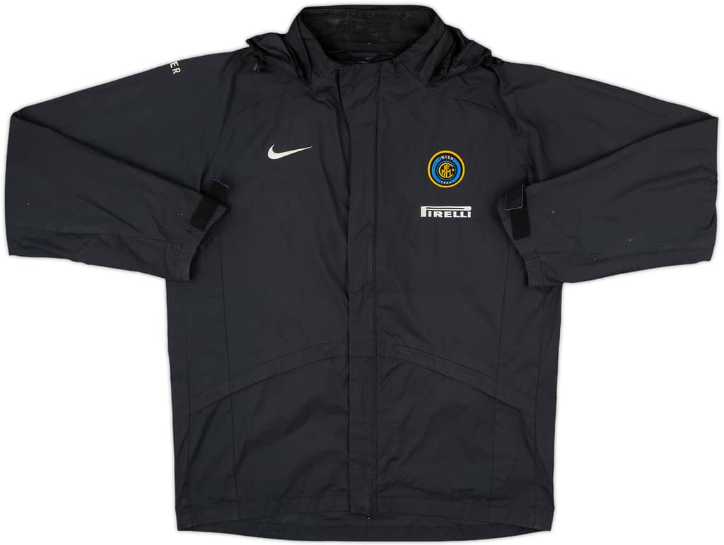 2006-07 Inter Milan Nike Hooded Rain Jacket - 8/10 - (S)